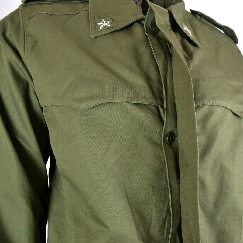 Ejército italiano original Olive Green Parka Jacket Military Bdu Prociding Proyector abrigo