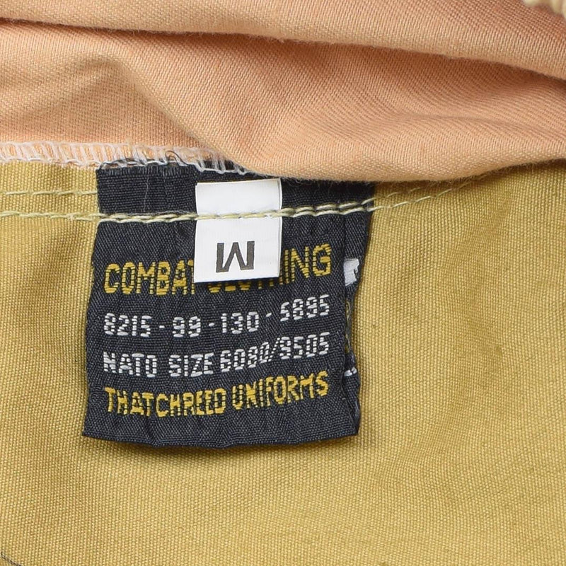 Trabajo militar británico original Safari pantalones bronceados pantalones de trabajo ajustables nuevos