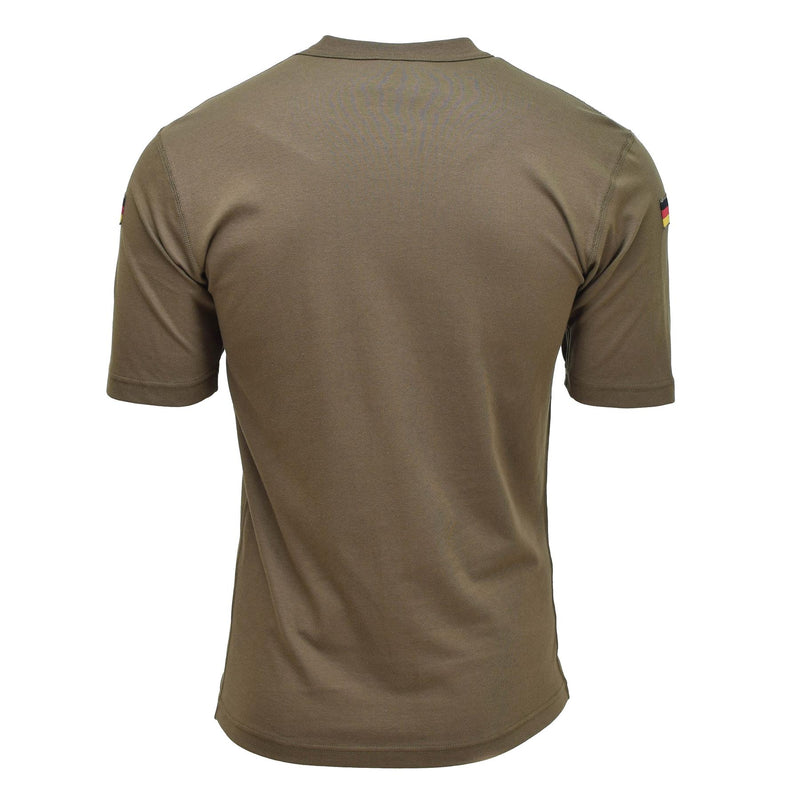 Leo Kohler Camisetas militares tácticas BW Oliva tropical de manga corta de manga corta