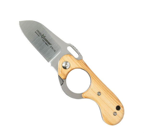 Marca Fox Knives Italia Elite Cuchillo plegable de acero inoxidable Many de madera de oliva de acero inoxidable