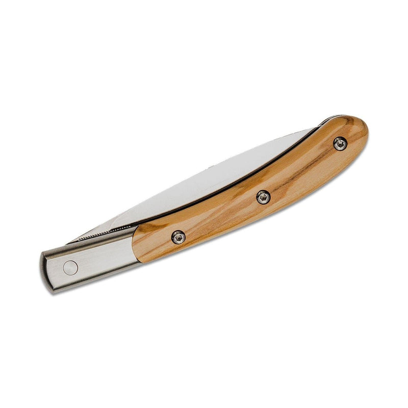 Fox Knives Brand Italy Elite Cuchillo plegable de acero inoxidable N690CO Olive Wood