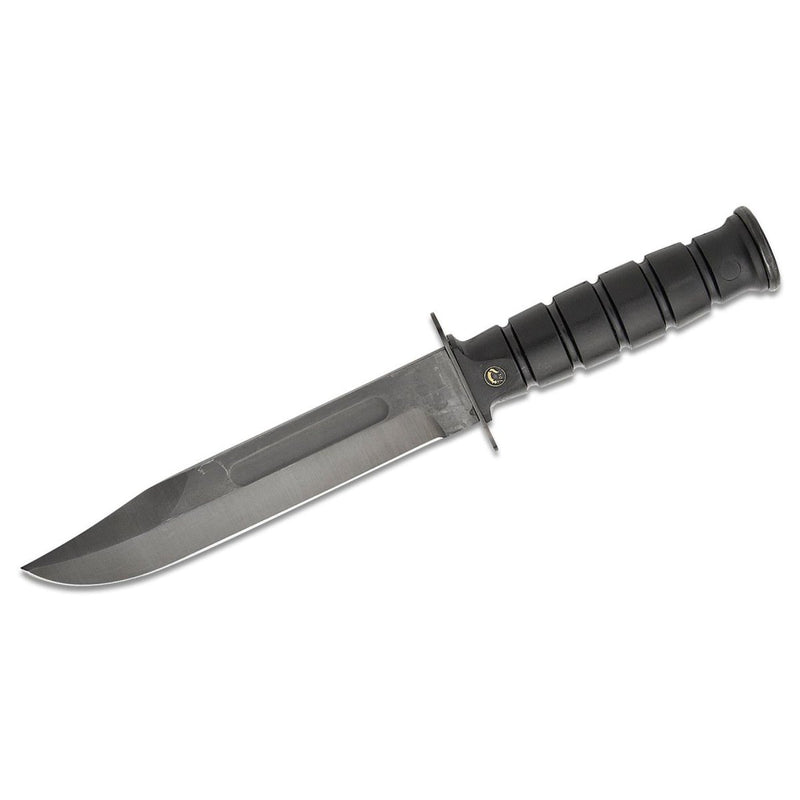 Fox Knives Brand Italia cuchillo de cuchilla fija de acero de carbono C70 Grado militar negro