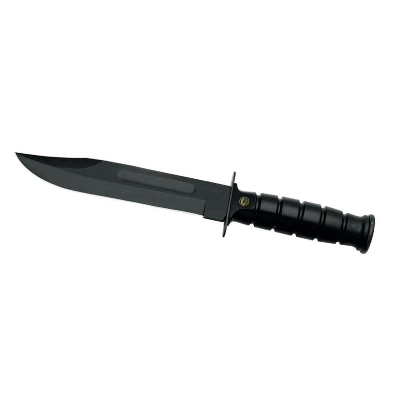 Fox Knives Brand Italia cuchillo de cuchilla fija de acero de carbono C70 Grado militar negro