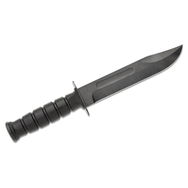 Fox Knives Brand Italia cuchillo de cuchilla fija de acero de carbono C70 Grado militar negro