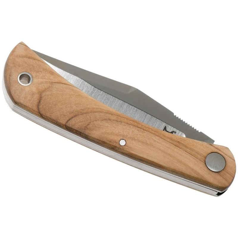 Foxknives Brand Italia Libar Cuchillo plegable de acero inoxidable M390 Olive Wood Many