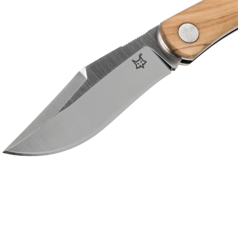 Foxknives Brand Italia Libar Cuchillo plegable de acero inoxidable M390 Olive Wood Many