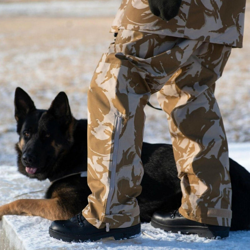 Pantalones del ejército británico genuino pantalones de combate militar impermeable Goretex nuevo