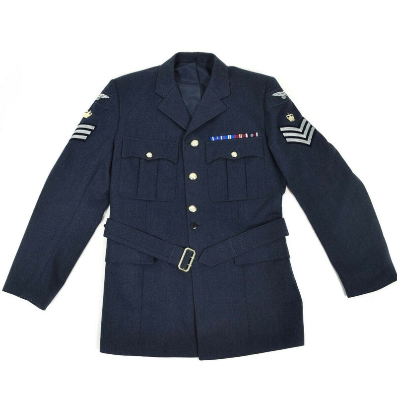 Genno militar británico genuino Jacket Formal Air Fuerza Aérea RAF Azul Problema militar nuevo