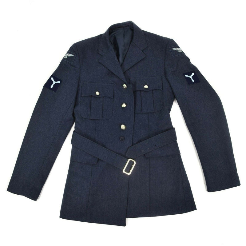 Genno militar británico genuino Jacket Formal Air Fuerza Aérea RAF Azul Problema militar nuevo