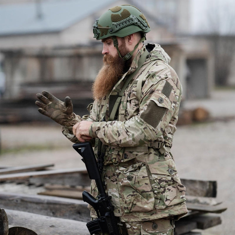 Guantes de cuero tácticos militares genuinos británicos MTP MTP PROTECCIÓN MANO