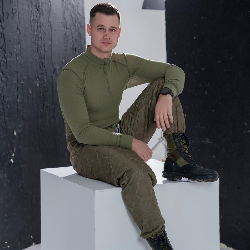 Pantalones del ejército checo genuino M85 revestimientos de pantalones térmicos calentadores Leggings revestimiento nuevo