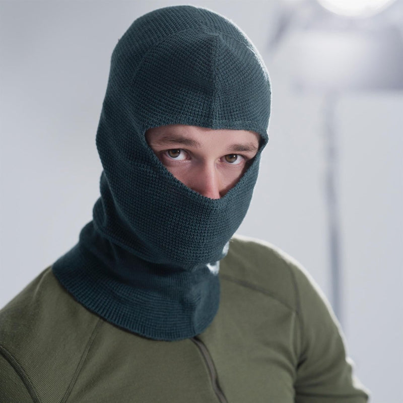 Ejército suizo genuino Balaclava Gray Suiza Problema militar máscara facial NUEVO