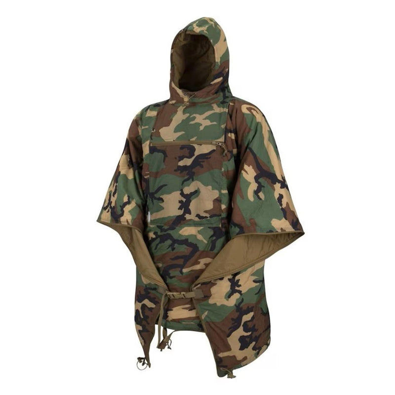 Helikon-tex swagman roll poncho encapuchado protección de lluvia liviana hamaca