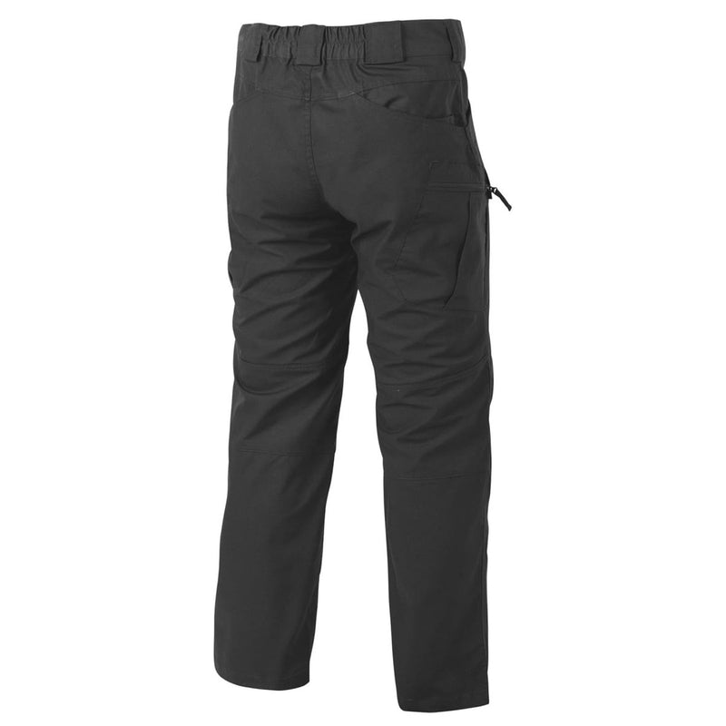 Helikon-Tex Pantalones tácticos urbanos Policotton Ripstop dura al aire libre Negro