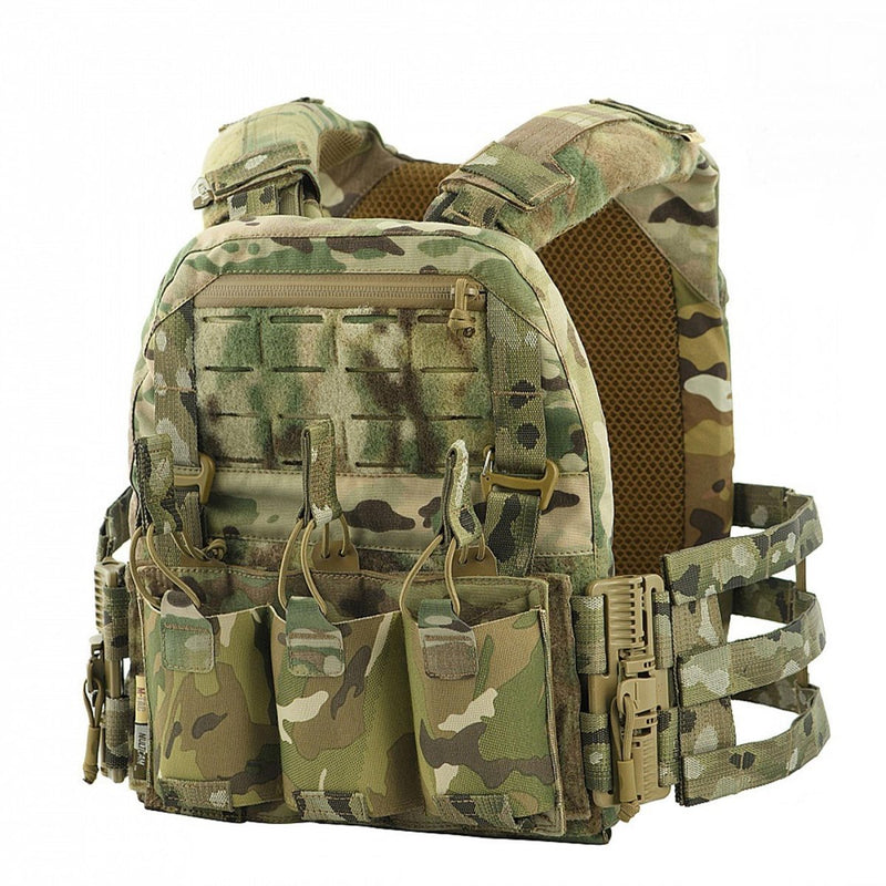 M-TAC Militar PLACE CAPORADOR VEST Táctica Tactical de liberación rápida POUGAS MULTICAMO