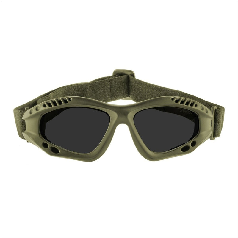 MIL-TEC AIR PRO COMMANDO Tactical Goggles Smoke Lens Anti Scratch Anti Fog