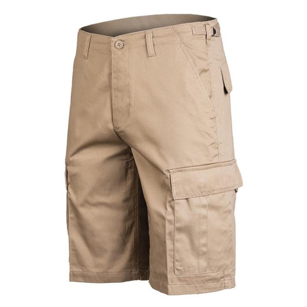 Mil-Tec Brand Ejército Estilo de color caqui Bermuda Combate Uniforme Cargo Shorts militares