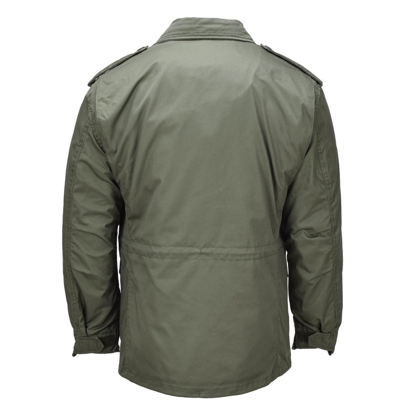 MIL-TEC Parka M65 Jaqueta de estilo del ejército de EE. UU. Termo Termo Liner Hidden Hood OD