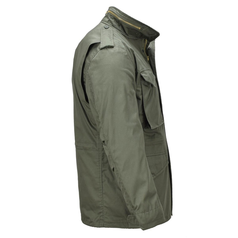 MIL-TEC Parka M65 Jaqueta de estilo del ejército de EE. UU. Termo Termo Liner Hidden Hood OD