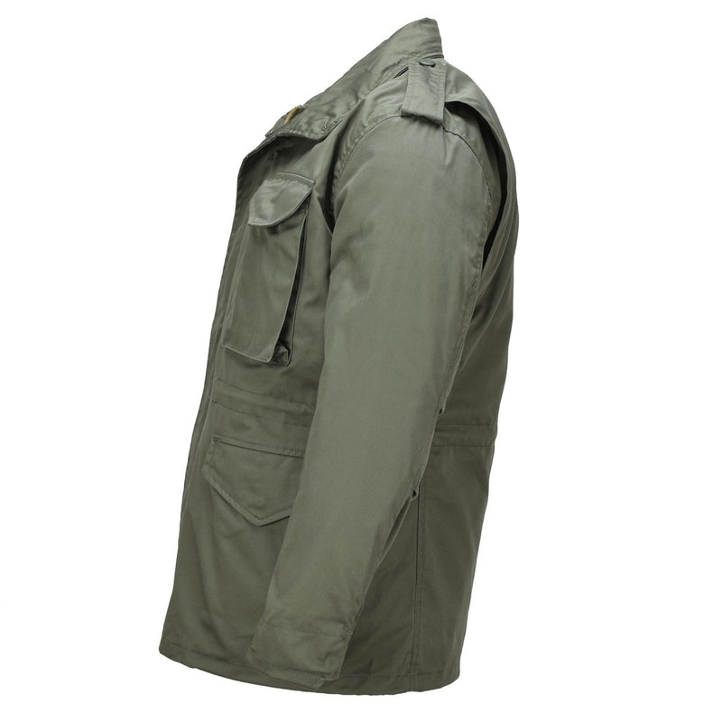 MIL-TEC Parka M65 Jaqueta de estilo del ejército de EE. UU. Termo Termo Liner Hidden Hood OD