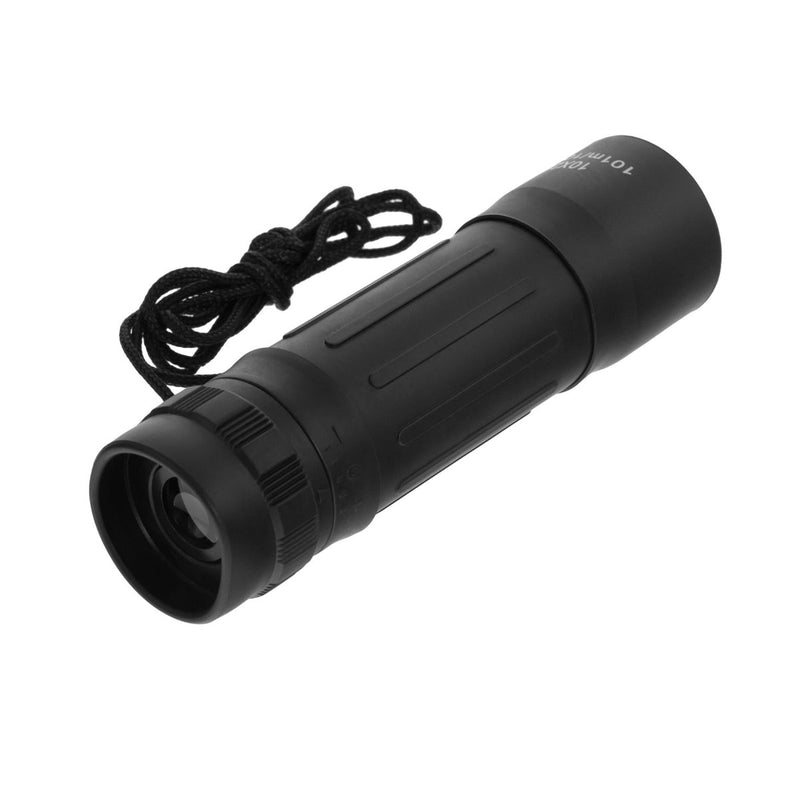 MIL-TEC Monocular táctico 10x25 Alcance militar Vigilancia al aire libre Negro