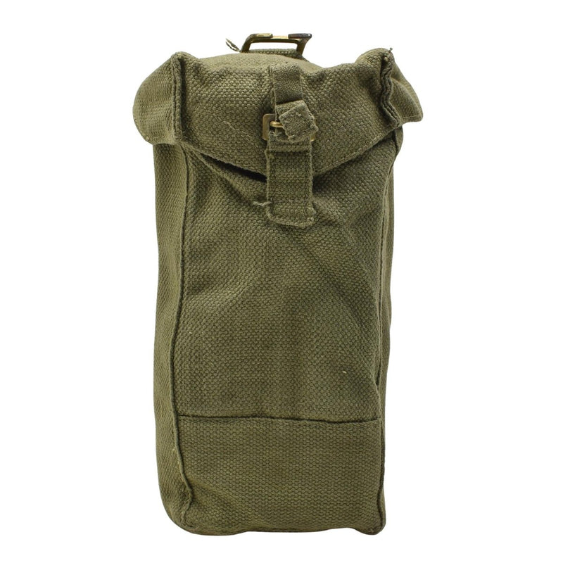 Original Bélgica Ejército Durable Material de lona mediana Bolsa de bolsas Oliva