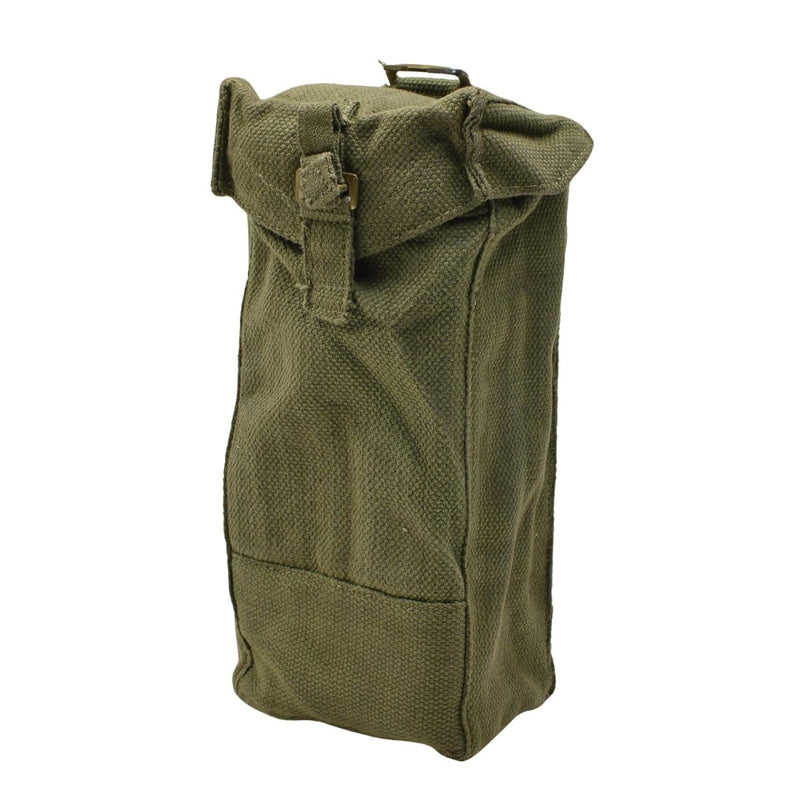 Original Bélgica Ejército Durable Material de lona mediana Bolsa de bolsas Oliva