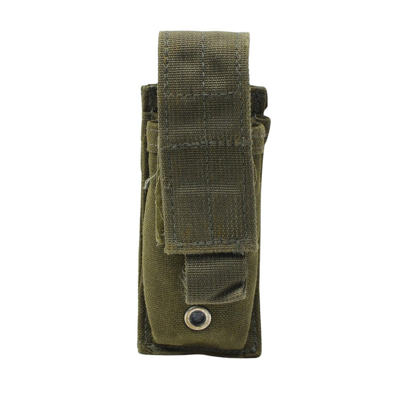 Original del ejército británico Single Pistol Magazine Pouch Tactical Holster Field Olive