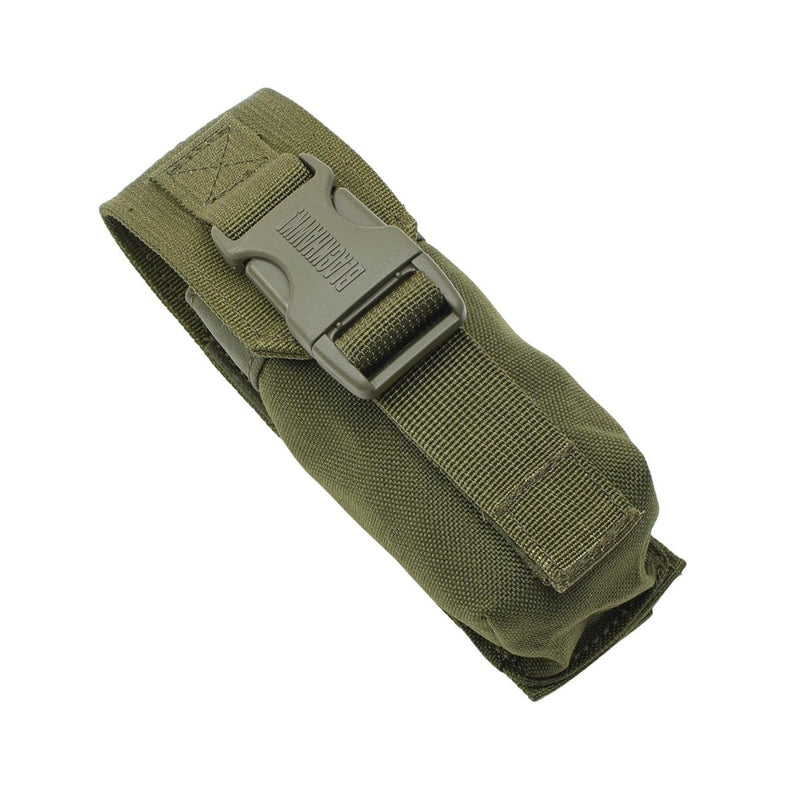 Polla de linterna militar británica original Molle Suppador del ejército táctico Olive