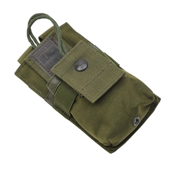 Original británico militar GPS Radio Pouch Molle Bag Nylon Bag Holster Oliva