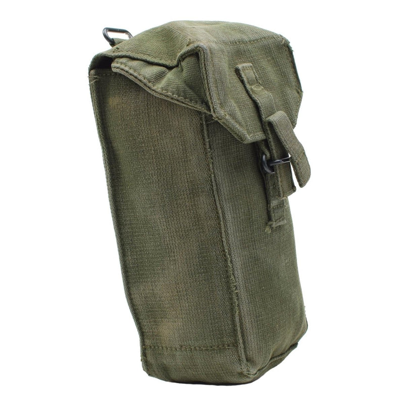 Original British Military M58 Magazine Pouch Pequeña oliva táctica vintage del ejército vintage