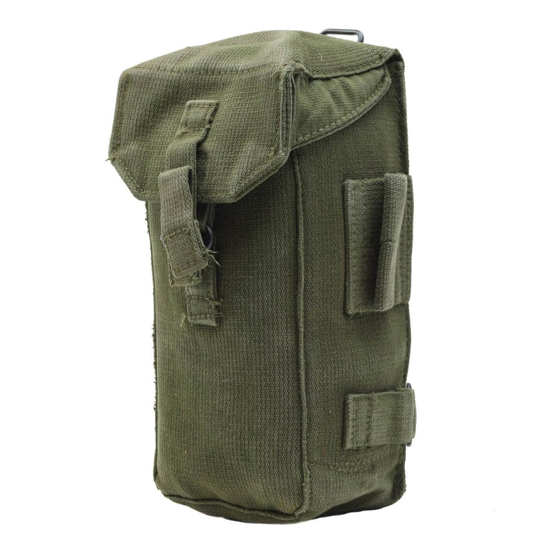 Original British Military M58 Magazine Pouch Pequeña oliva táctica vintage del ejército vintage