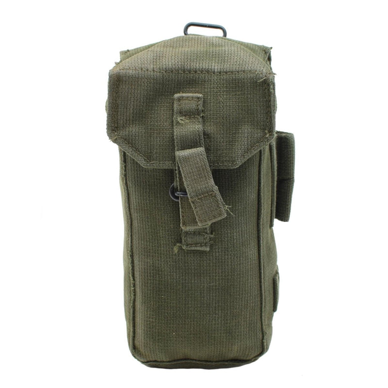 Original British Military M58 Magazine Pouch Pequeña oliva táctica vintage del ejército vintage