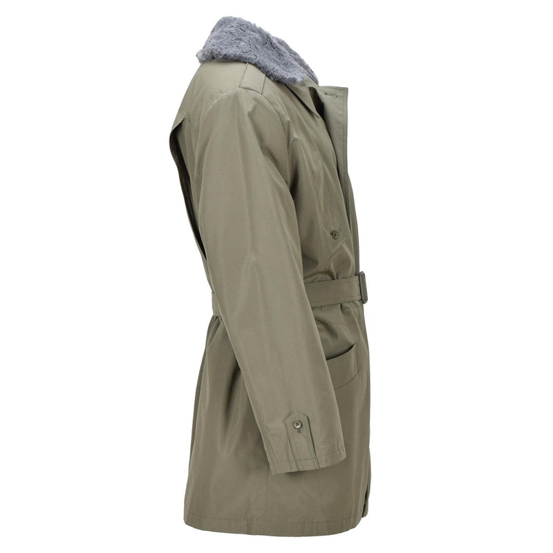 Original del ejército checo Campo Parka M85 Ejército Problema de invierno Olive Winter W Lining Nuevo