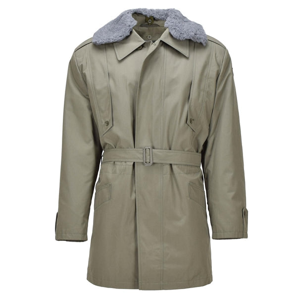 Original del ejército checo Campo Parka M85 Ejército Problema de invierno Olive Winter W Lining Nuevo