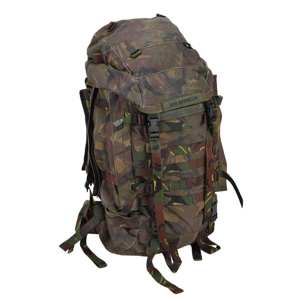 Mochila táctica militar holandesa original 60l Molle Loops DPM Woodland Camo