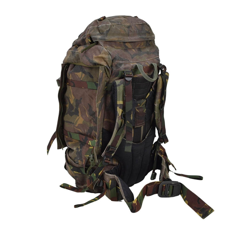 Mochila táctica militar holandesa original 60l Molle Loops DPM Woodland Camo