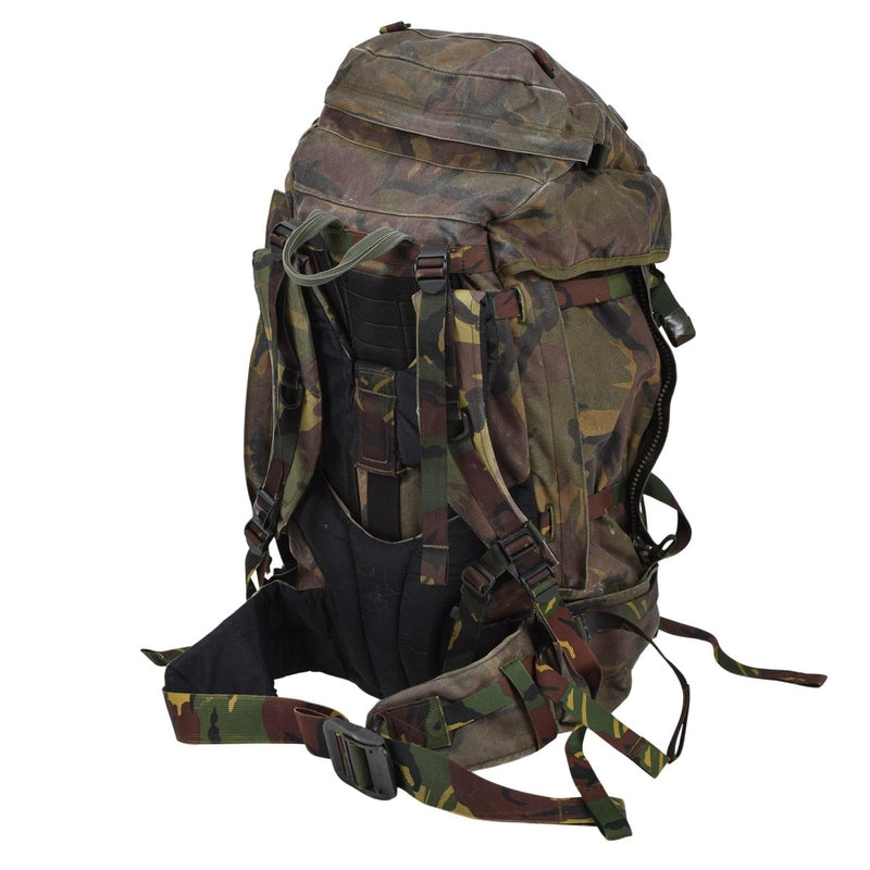 Mochila táctica militar holandesa original 60l Molle Loops DPM Woodland Camo