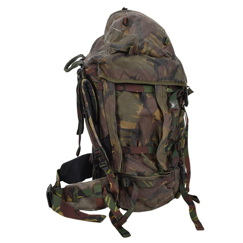 Mochila táctica militar holandesa original 60l Molle Loops DPM Woodland Camo