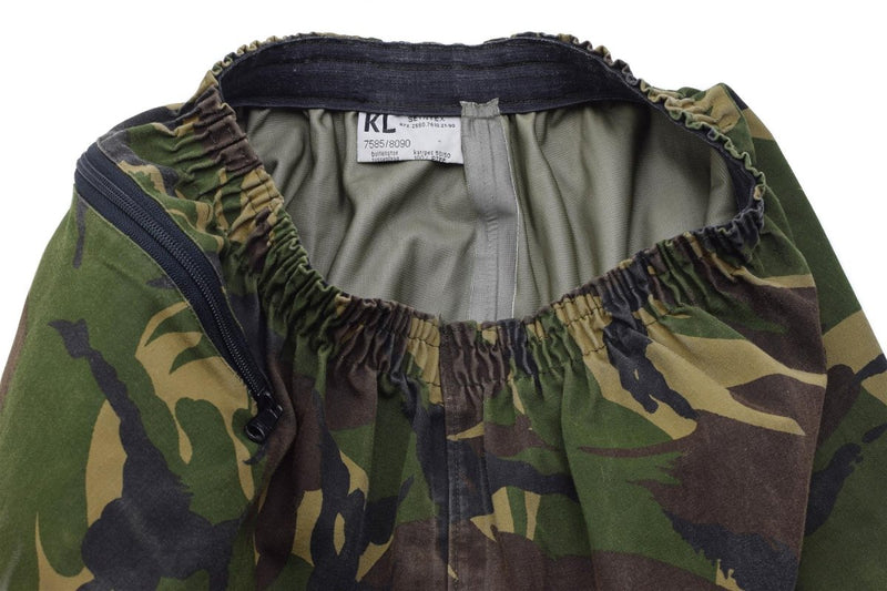 Pantalones impermeables militares holandeses de la cintura elástica DPM CAMO de bosque DPM