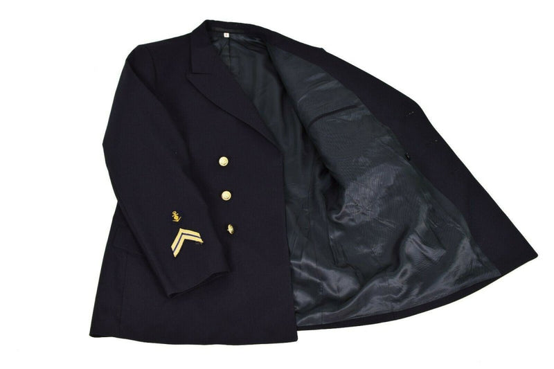 Chaqueta de vestimenta del ejército alemán original de la chaqueta azul marino negro uniforme militar