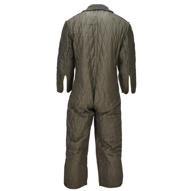 Original alemán Militar de Coverall de Liner Ejército Projunto de invierno Traje aislado Olive