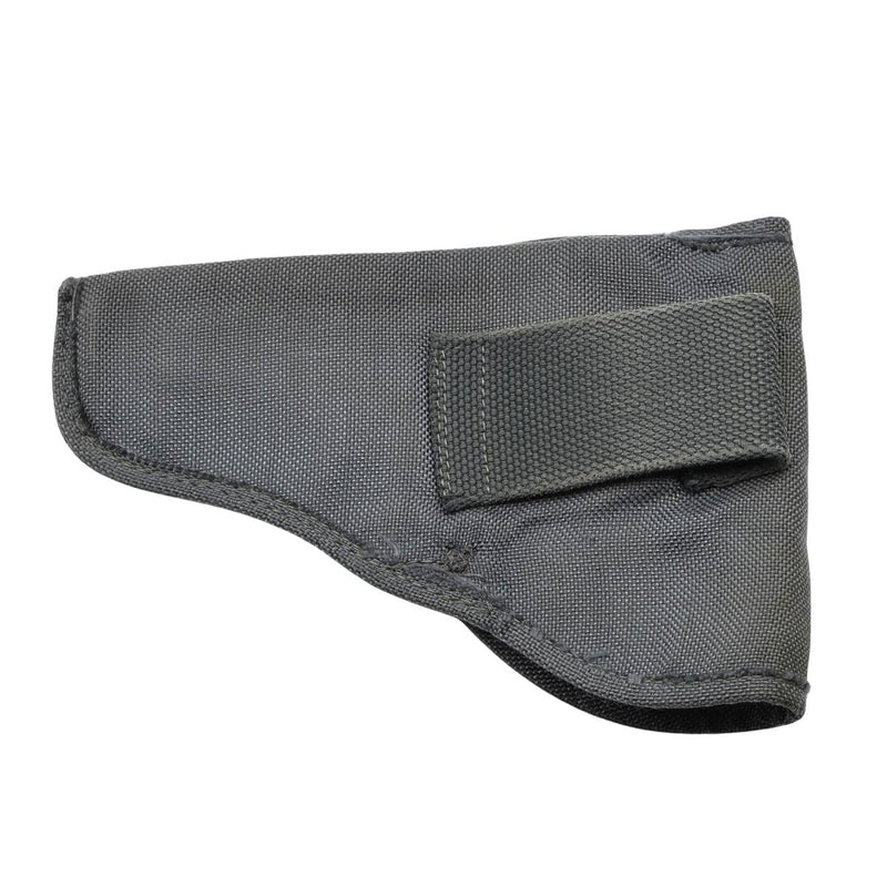 Botón de holla de pistola militar italiana original lienzo duradero gris