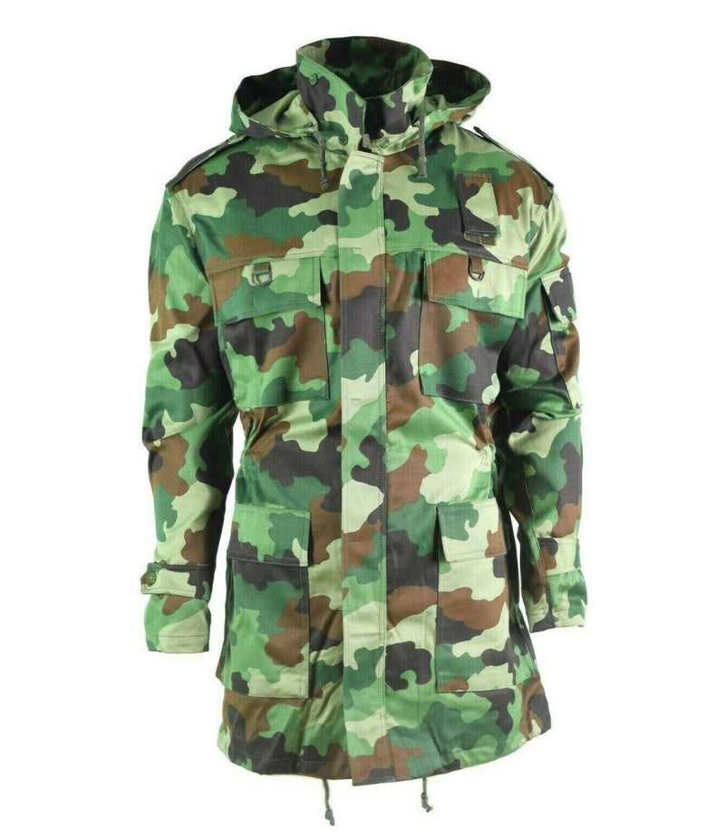 Tropas de Fuerzas Especiales del Ejército Serbio Original Tropas BDU BDU Jacket con Liner NUEVO