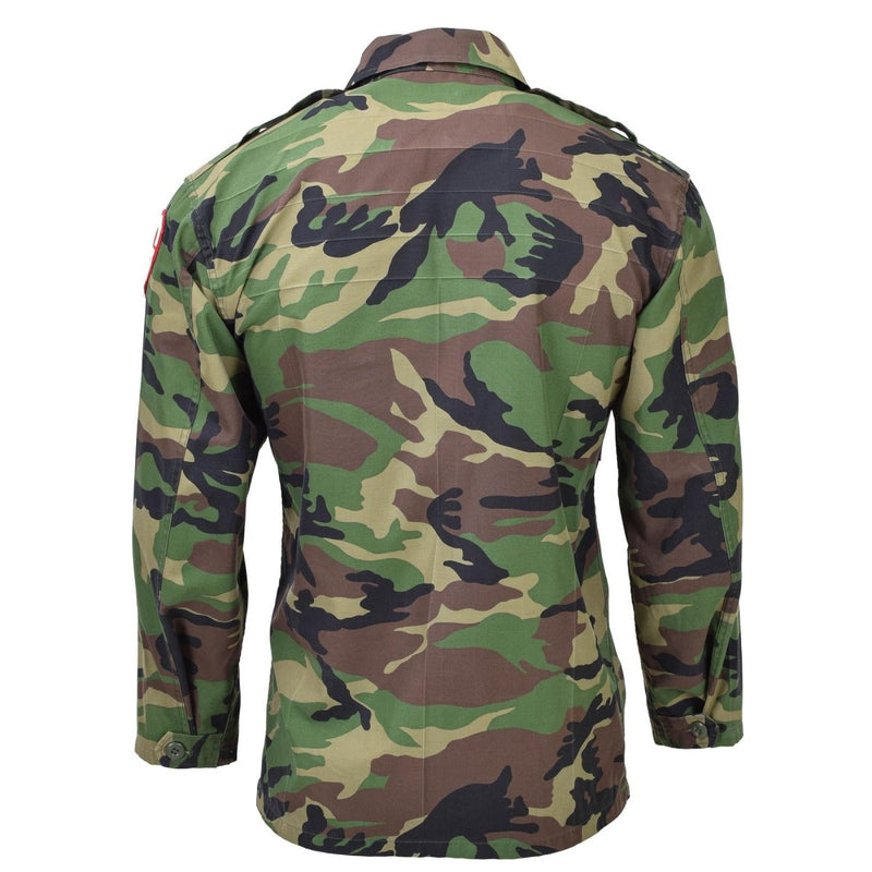 Camisas tácticas militares originales de Corea del Sur M90 Field de combate de camuflaje de bosque