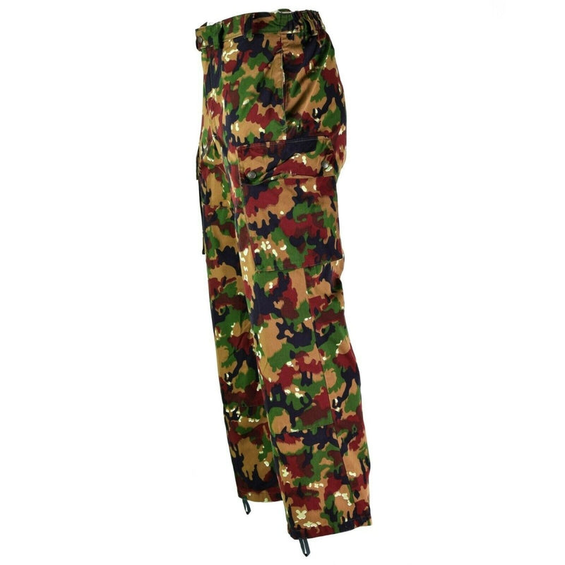 Pantalones del ejército suizo original M83 Combate Alpenflage Camufas de camuflaje Pantalones nuevos