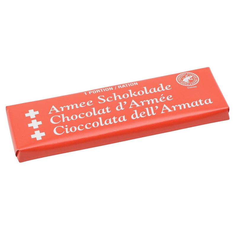 Barra de chocolate militar suiza original raciones de emergencia