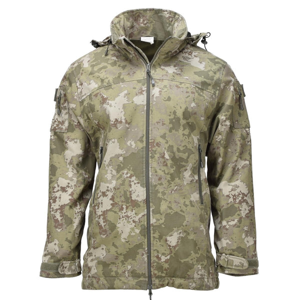 Material de ripstop de parka de campo turco original Fooldaway Hood Kama Camuflage