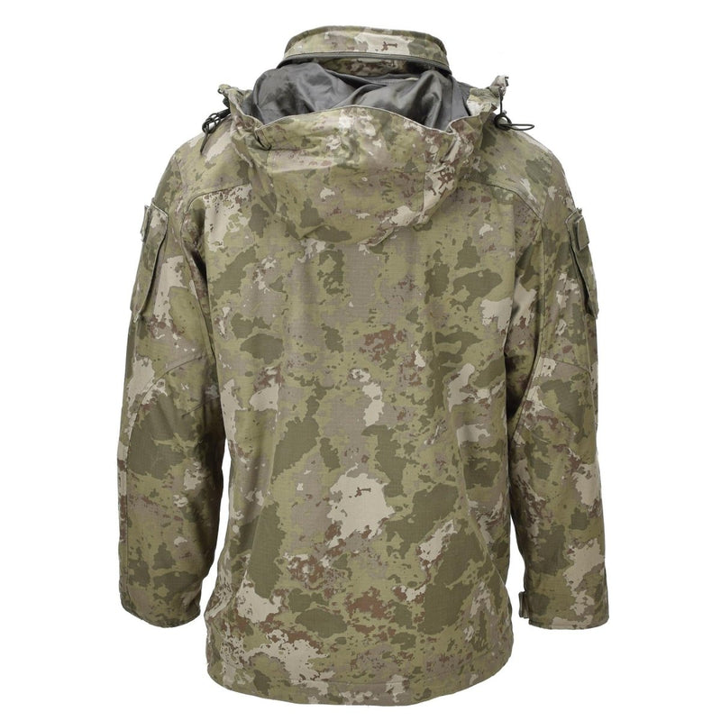 Material de ripstop de parka de campo turco original Fooldaway Hood Kama Camuflage