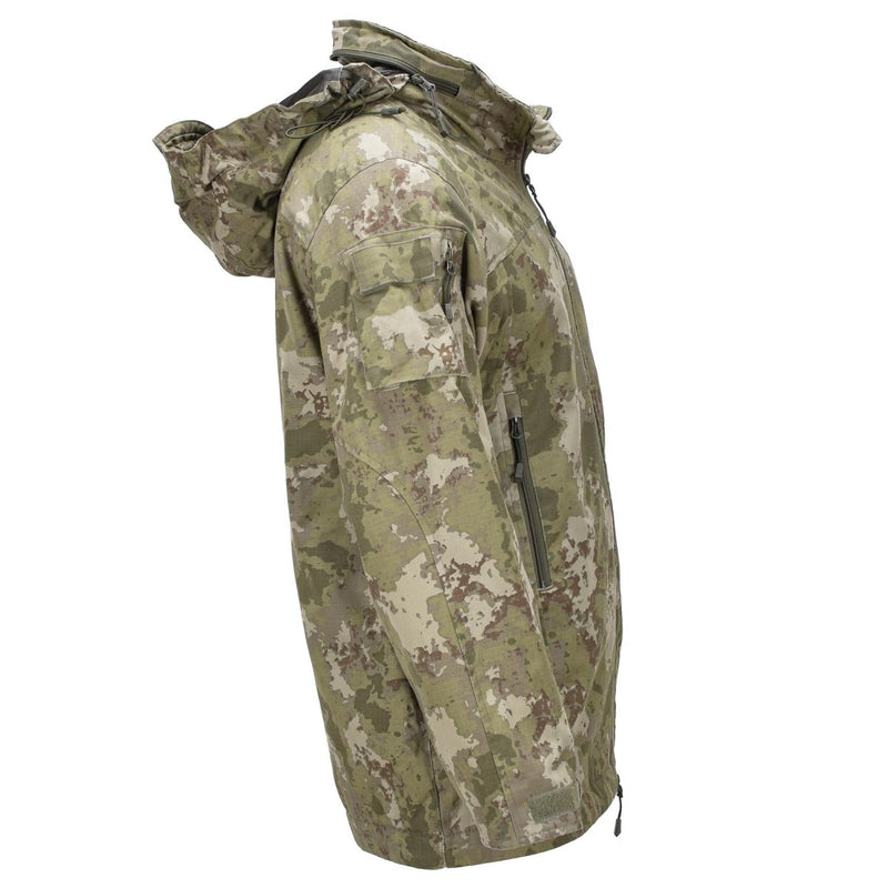 Material de ripstop de parka de campo turco original Fooldaway Hood Kama Camuflage